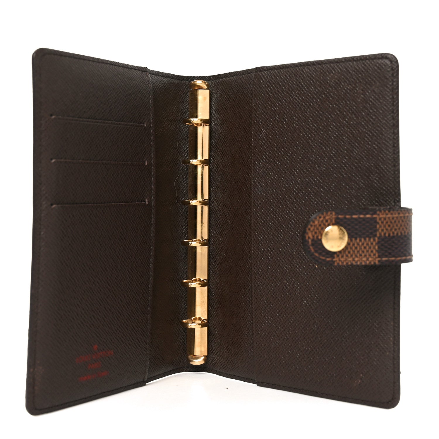 Louis Vuitton Damier Ebene Small Ring Agenda Cover 5 of 6