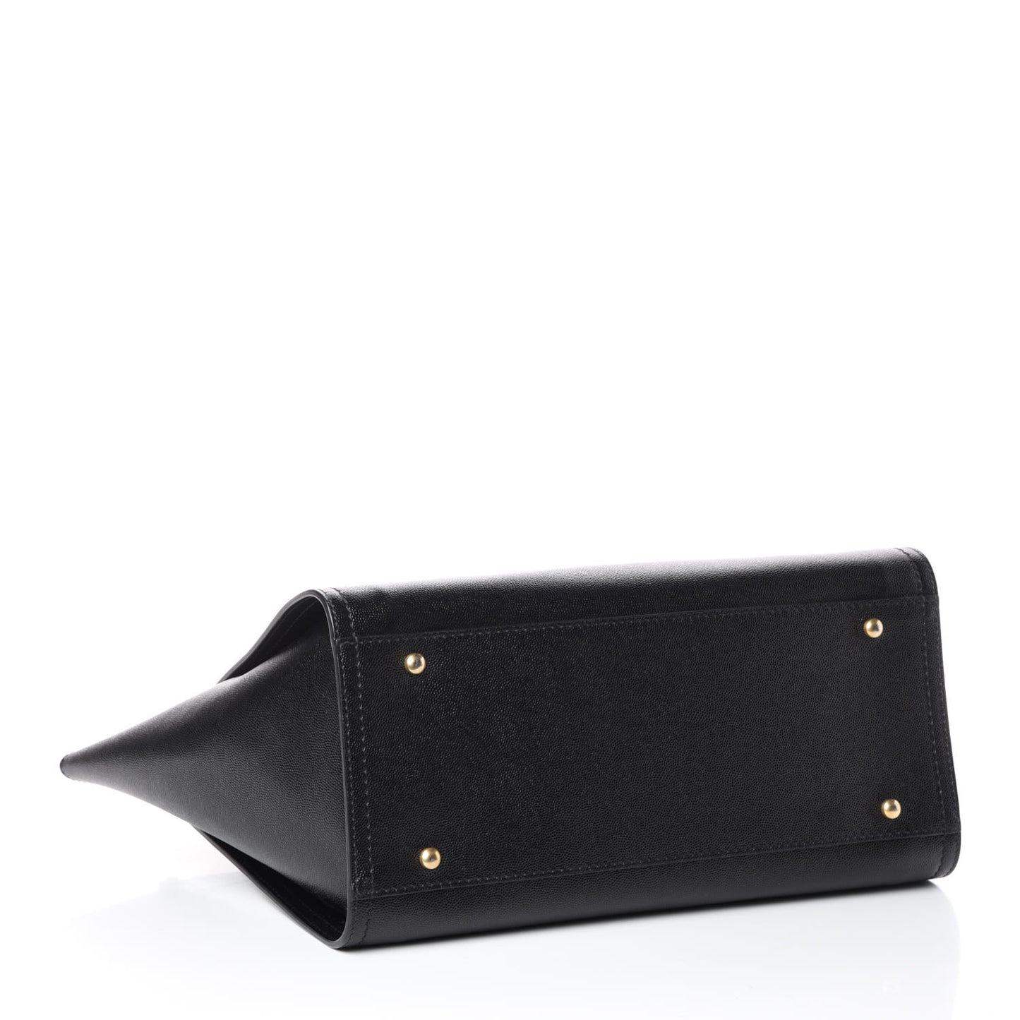 Caviar Small Studded Deauville Tote Black