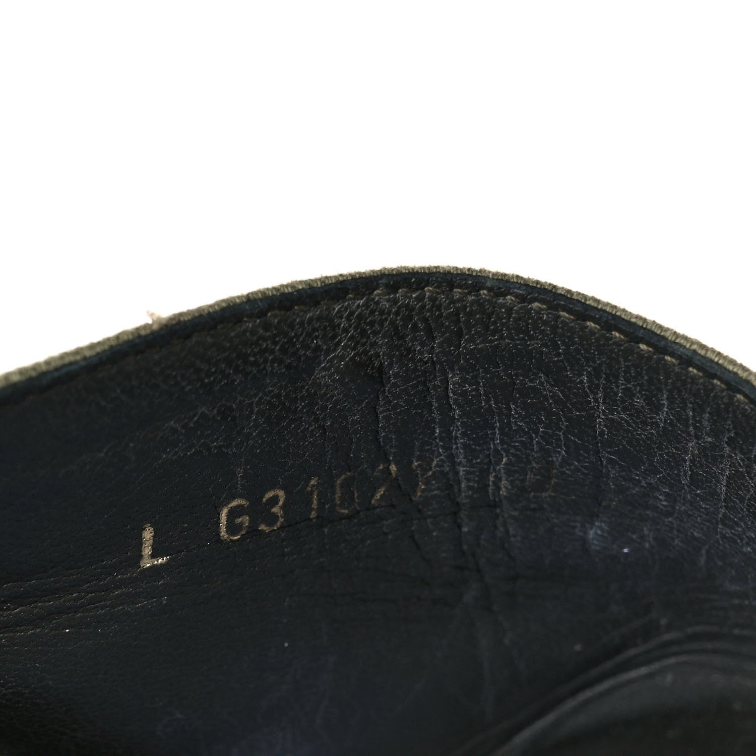 Chanel Canvas Chain Flat Sandals 40 Khaki 8 of 9
