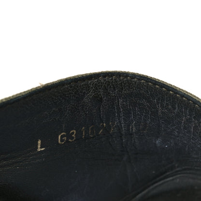 Chanel Canvas Chain Flat Sandals 40 Khaki 8 of 9