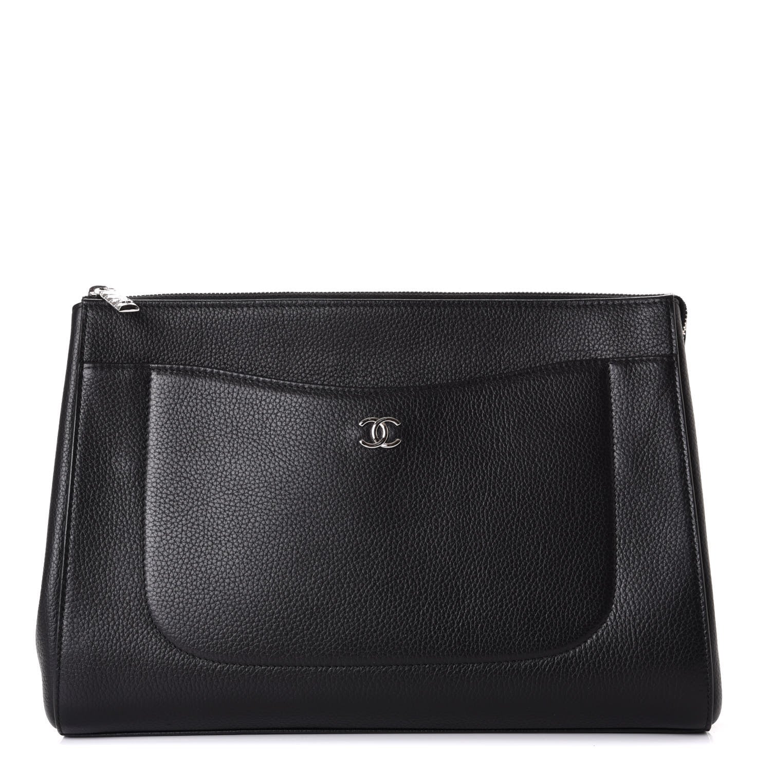 Chanel Grained Calfskin Large Neo Executive Cosmetic Case Black 1 of 11