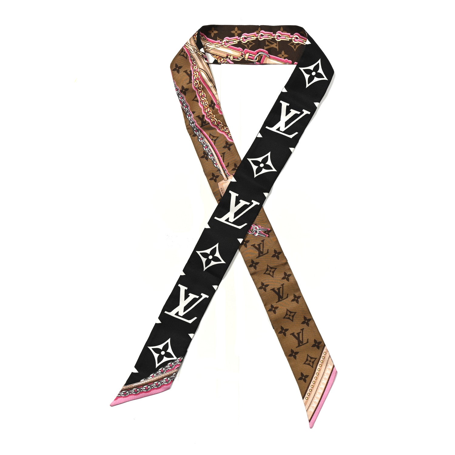 Louis Vuitton Silk Ultimate Monogram BB Bandeau Black 1 of 4