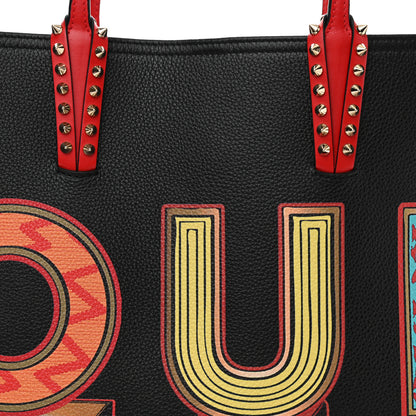 Christian Louboutin Grained Calfskin Alphabet Cabata Tote Loubi Multicolor 10 of 12