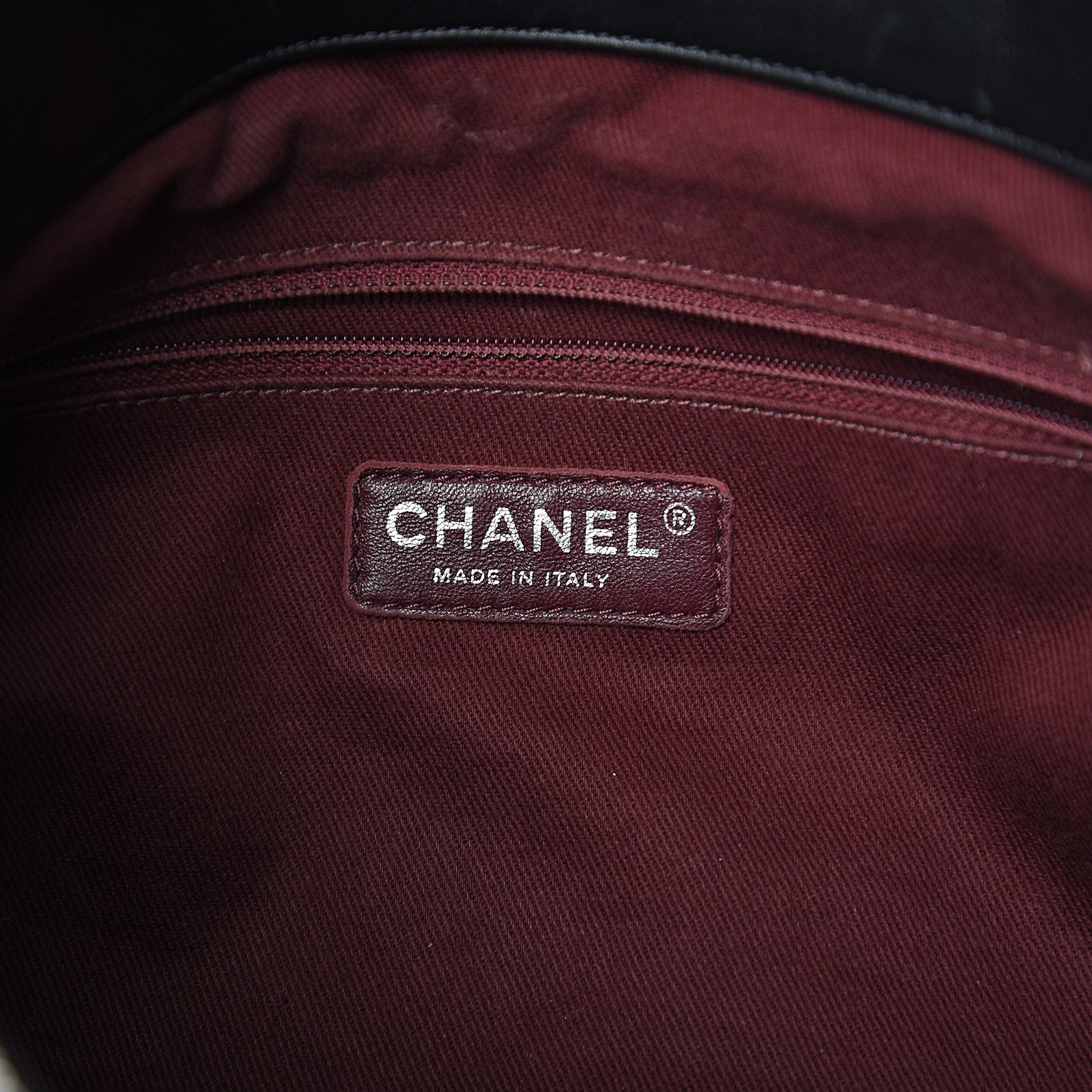Chanel Lambskin Quilted CC Shopping Tote Black Rose Clair 5 of 15