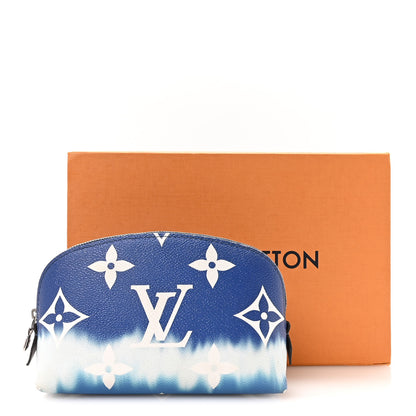Louis Vuitton Monogram Giant Escale Cosmetic Pouch Blue 7 of 7
