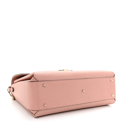 Gucci Dollar Calfskin Medium Interlocking G Top Handle Shoulder Bag Soft Pink 4 of 10