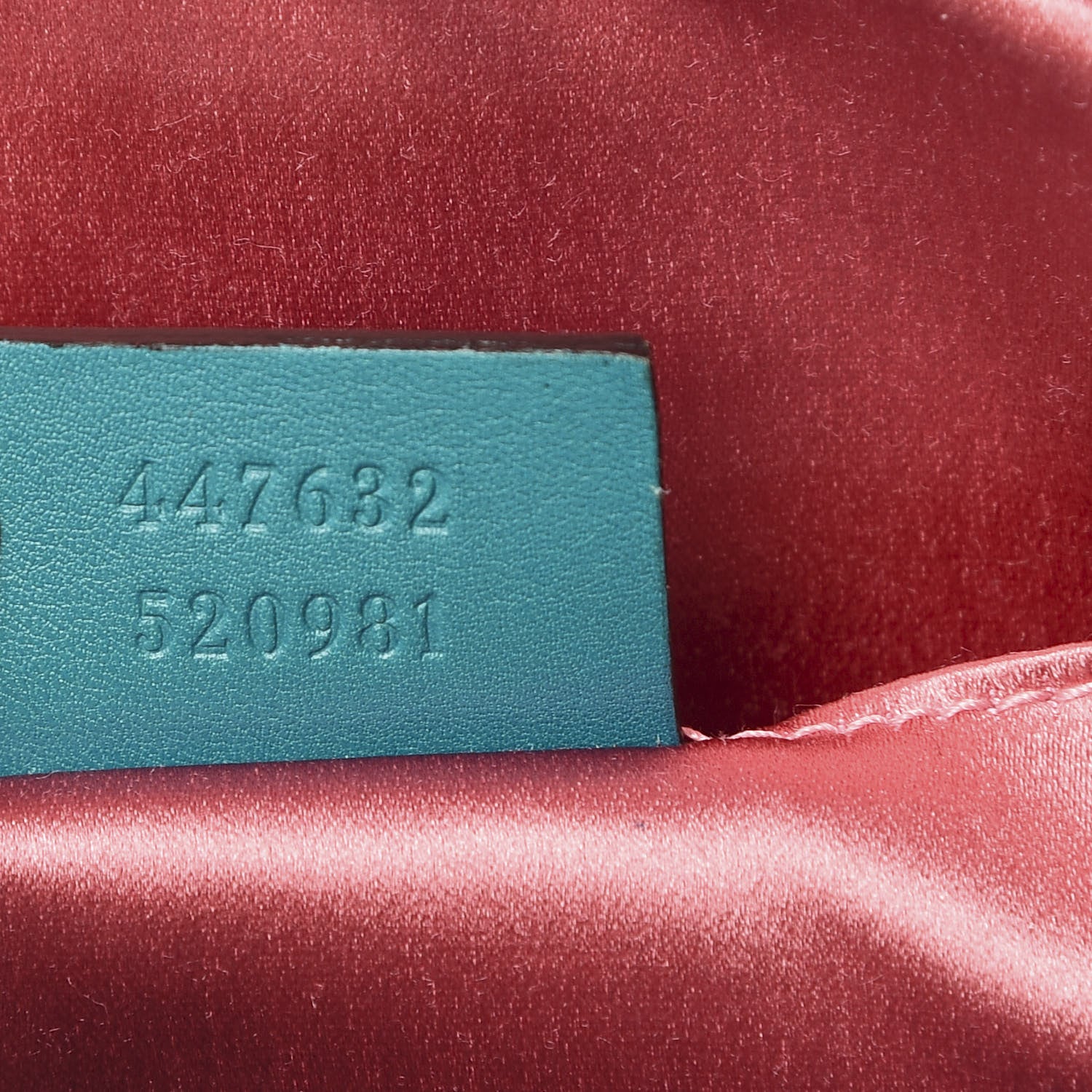 Gucci Velvet Matelasse Small GG Marmont Chain Shoulder Bag Pavone Cyan 6 of 10