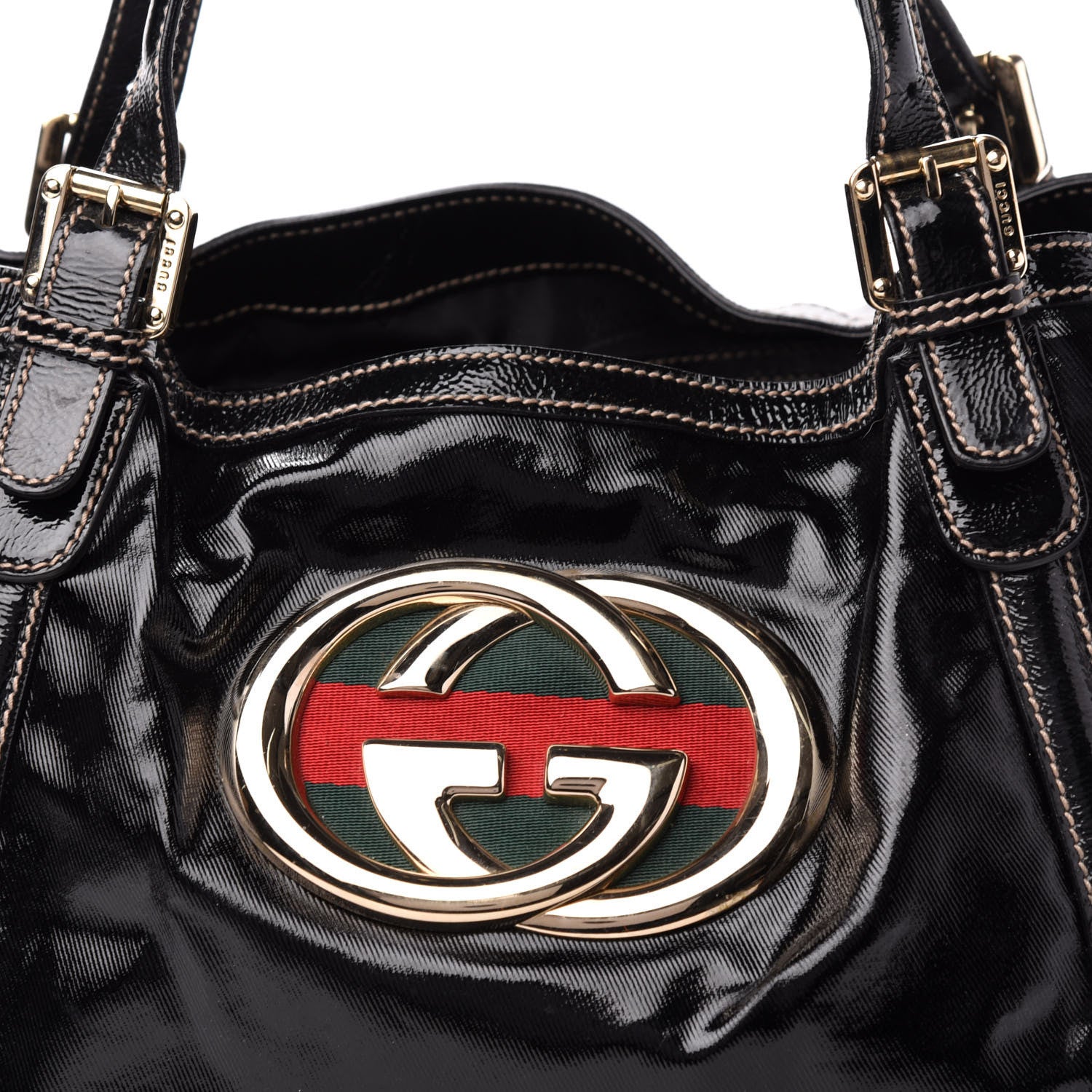 Gucci Dialux Medium Britt Tote Black 12 of 12