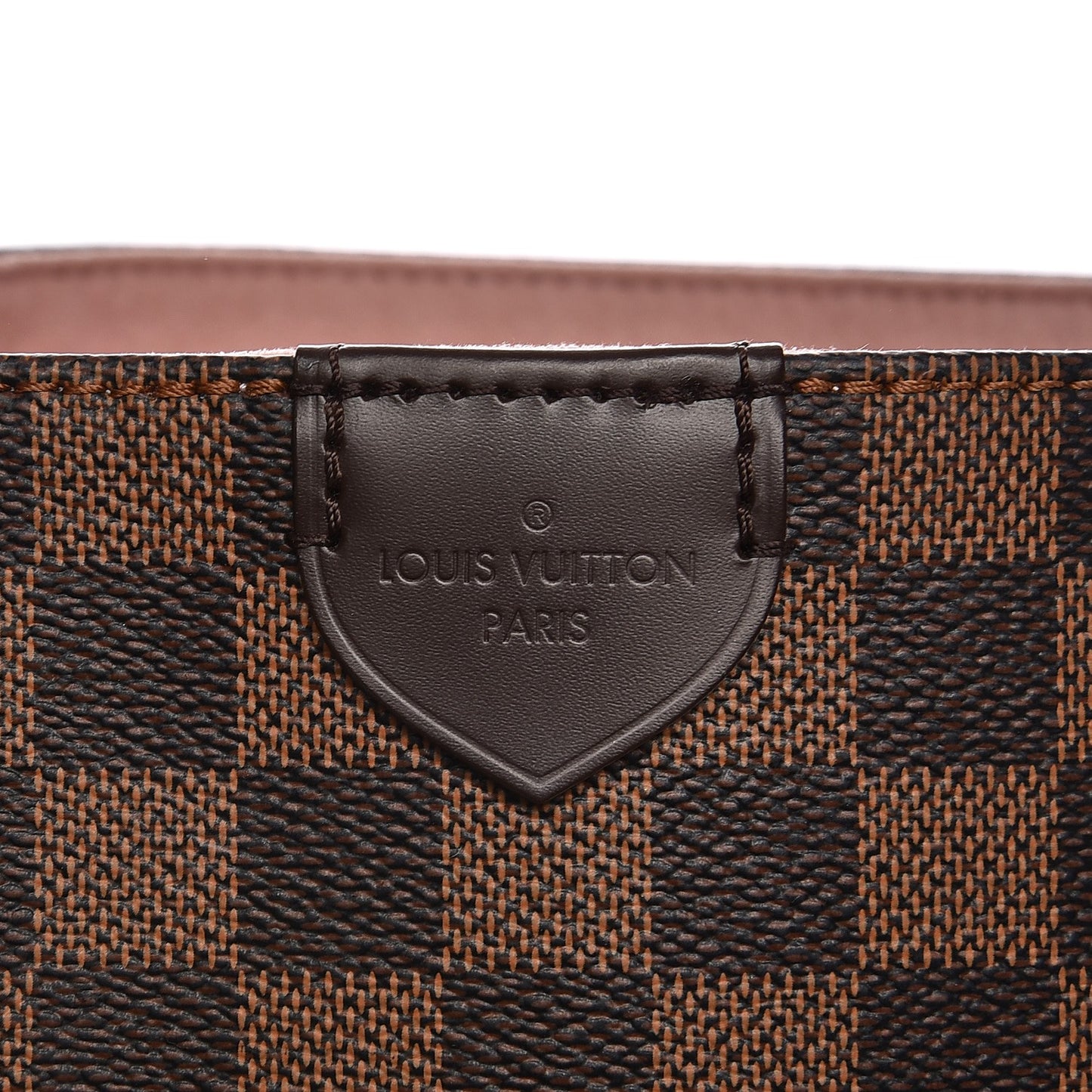 Damier Ebene Caissa Hobo Rose Ballerine