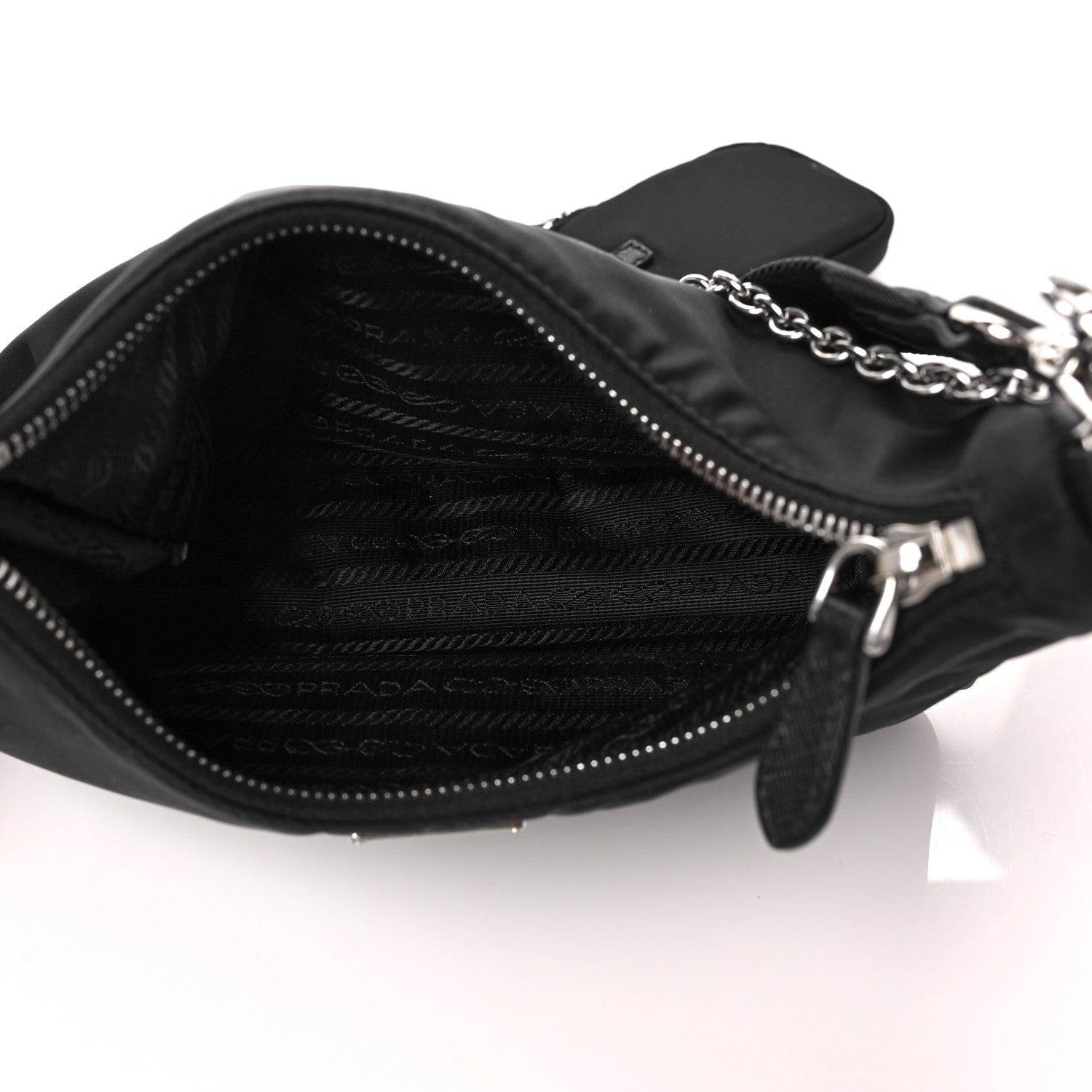 Prada Nylon Re-Edition 2005 Shoulder Bag Black 5 of 8