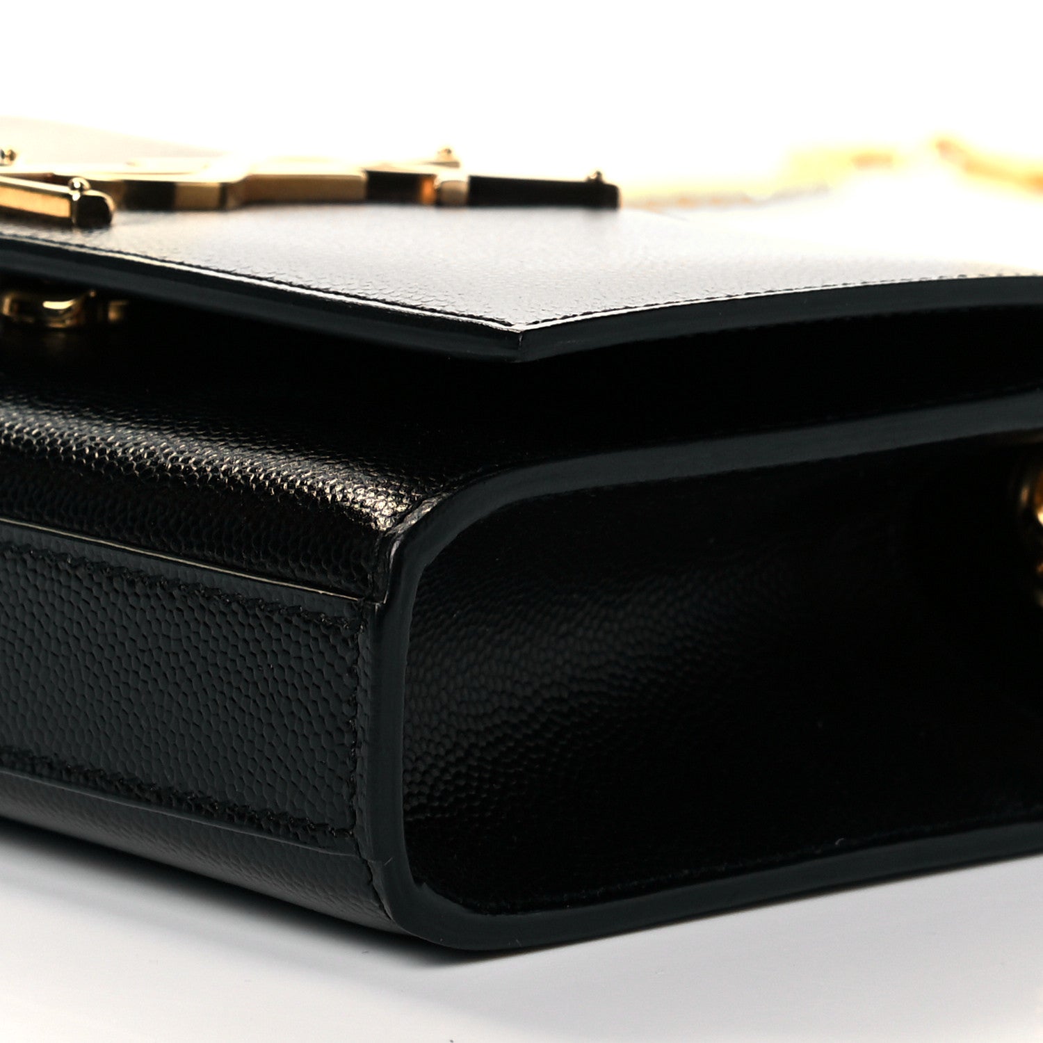 Saint Laurent Grain De Poudre Small Monogram Kate Satchel Black 8 of 8