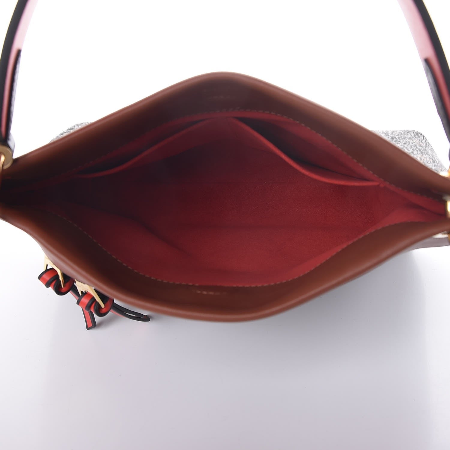 Louis Vuitton Monogram Tuileries Besace Caramel Rouge 5 of 9