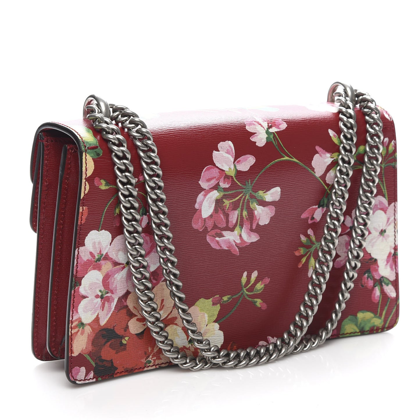 Calfskin Blooms Print Small Dionysus Shoulder Bag Romantic Cherry Multicolor