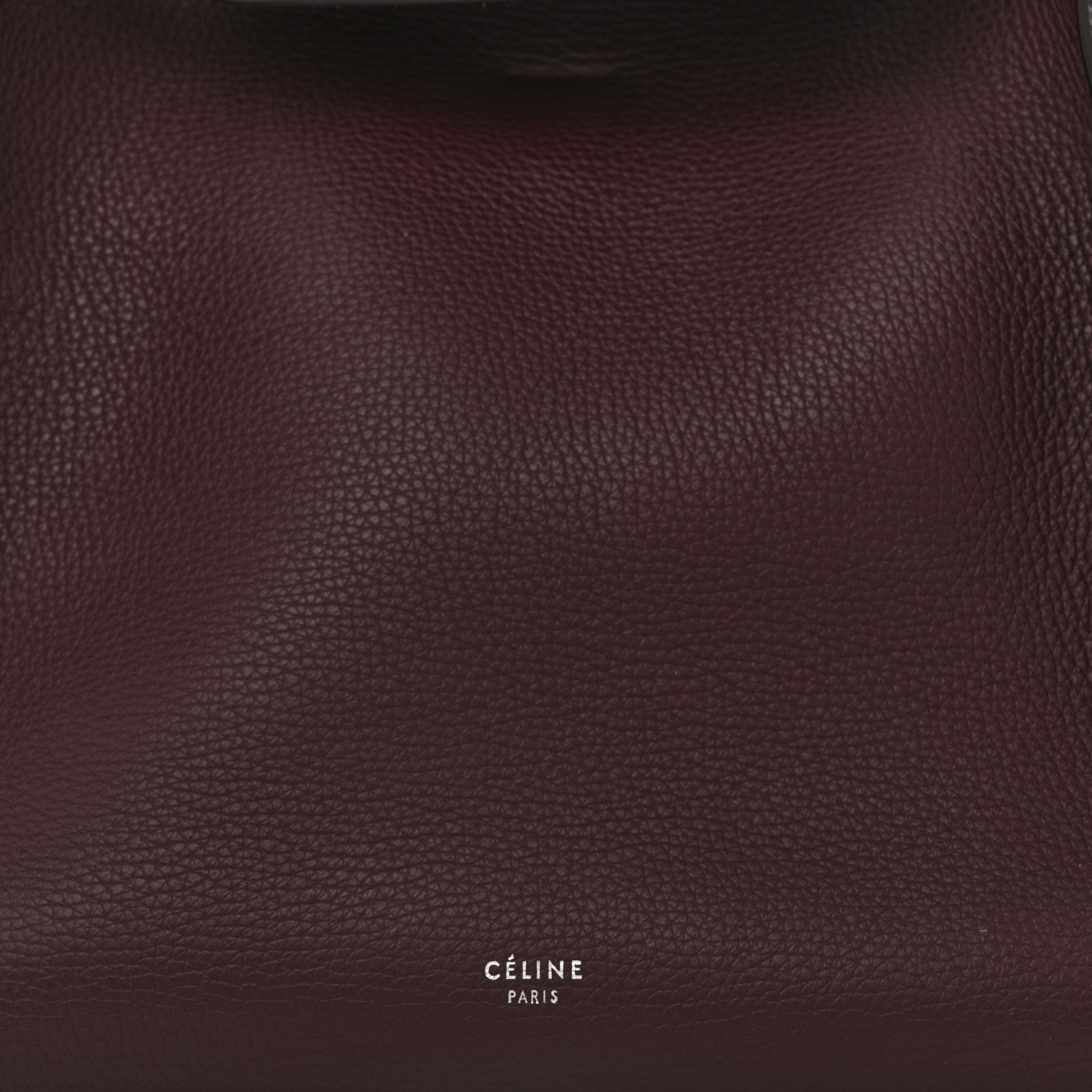 Celine Supple Grained Calfskin Small Big Bag Wine 6 of 13