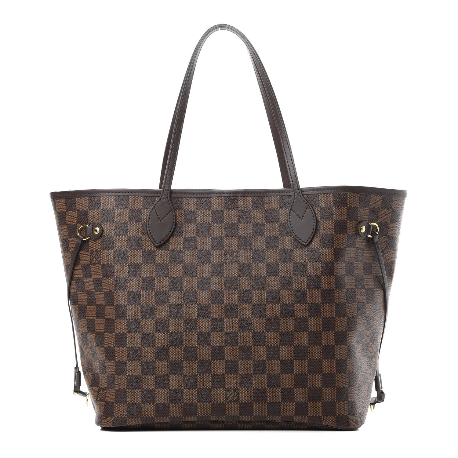 Louis Vuitton Damier Ebene Neo Neverfull MM Rose Ballerine 1 of 10