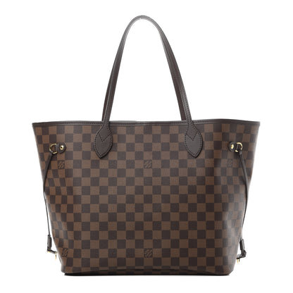 Louis Vuitton Damier Ebene Neo Neverfull MM Rose Ballerine 1 of 10
