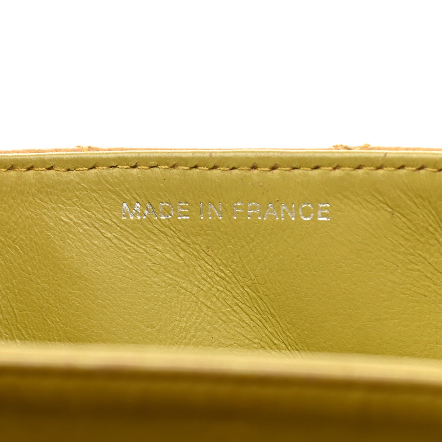 Chanel Caviar Quilted Small Single Flap Yellow 6 of 14