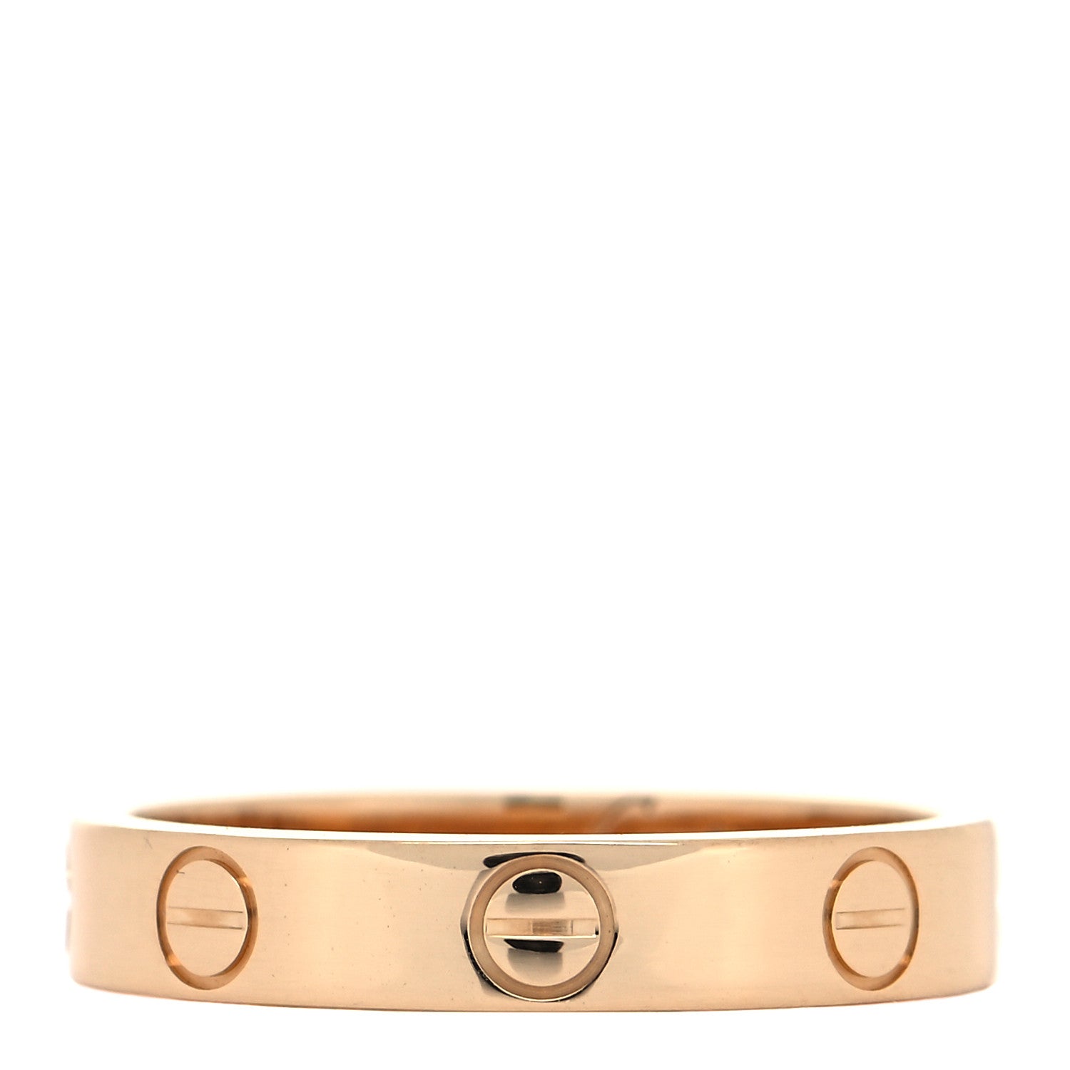 Cartier 18K Yellow Gold 3.5mm LOVE Wedding Band Ring 52 6 5 of 8