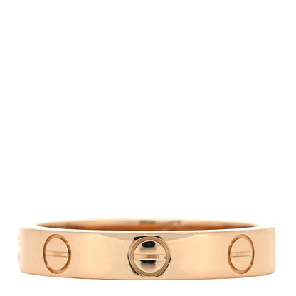 Cartier 18K Yellow Gold 3.5mm LOVE Wedding Band Ring 52 6 5 of 8