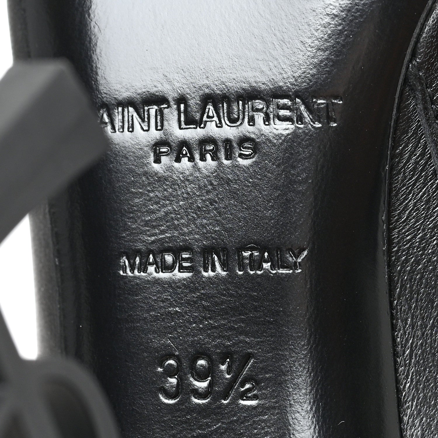 Saint Laurent Nappa Vendome Opyum 85 Ankle Boots 39.5 Black 6 of 7