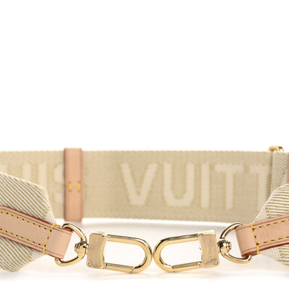 Louis Vuitton Jacquard High Rise Shoulder Strap Beige 3 of 5
