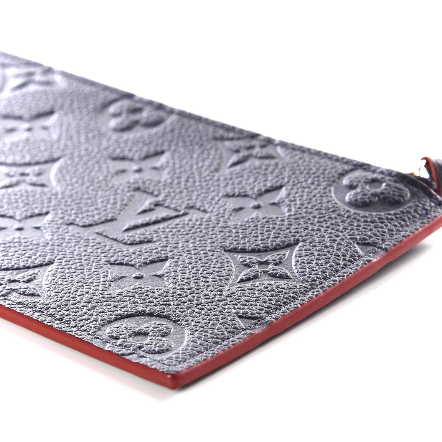 Louis Vuitton Empreinte Felicie Chain Wallet Zippered Insert Marine Rouge 6 of 8