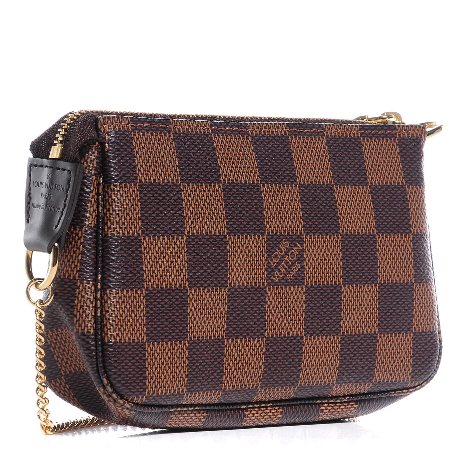 Louis Vuitton Damier Ebene Mini Pochette Accessories 4 of 8