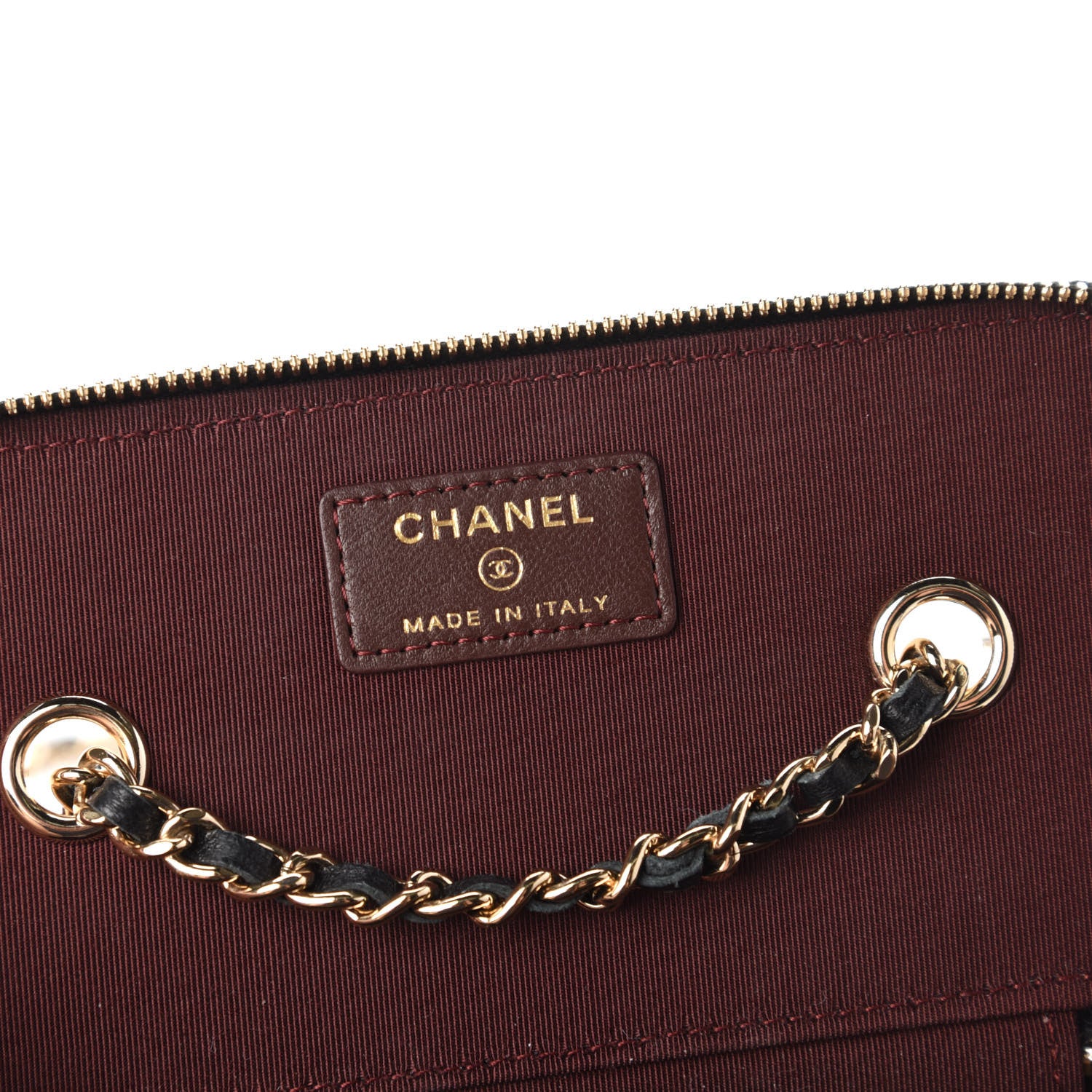 Chanel Lambskin Quilted Small Vanity Case With Chain Black 8 of 11