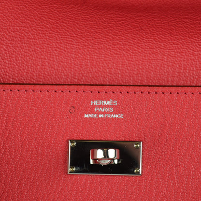 Hermes Chevre Mysore Kelly Longue Wallet Bougainvillea 11 of 13