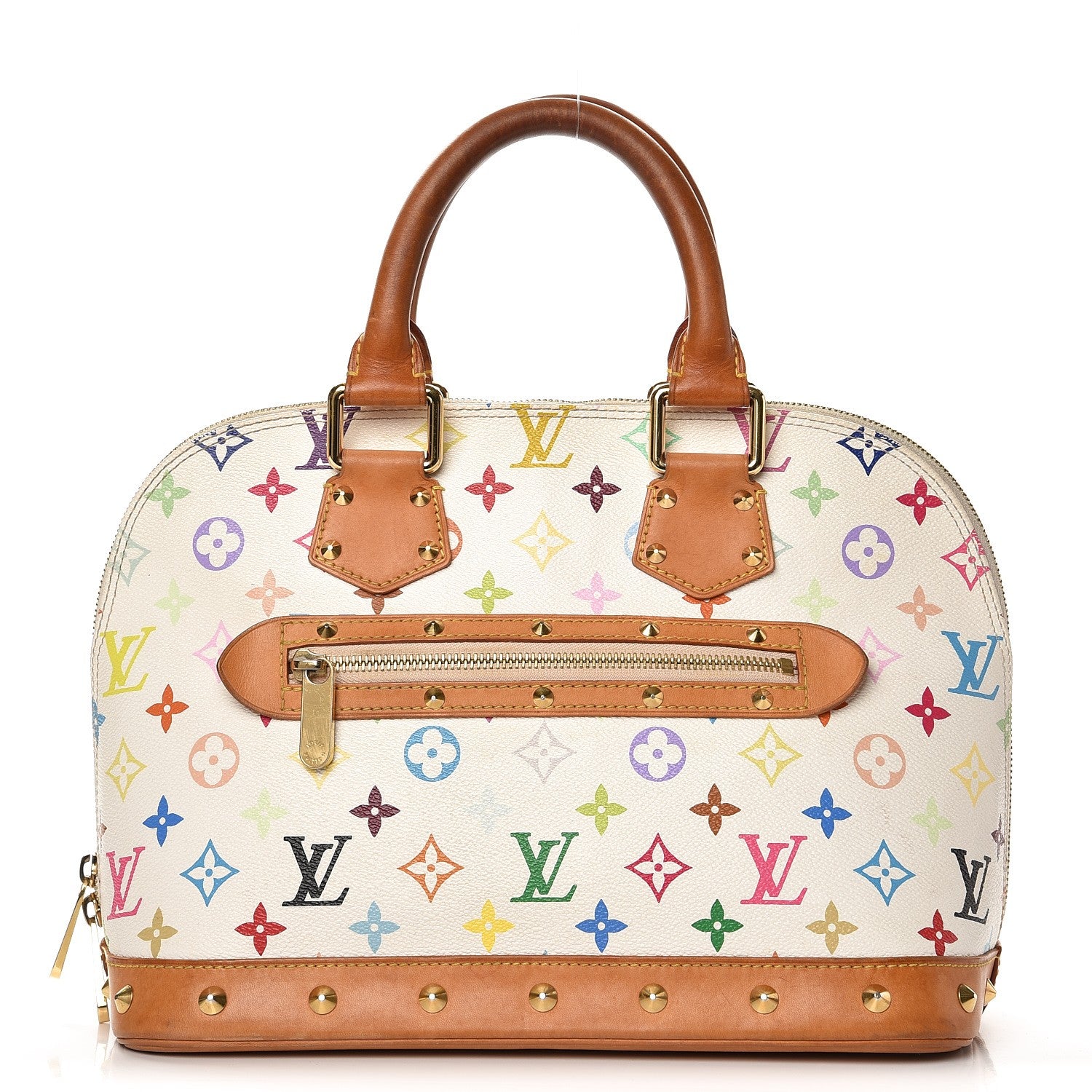 Louis Vuitton Monogram Multicolor Alma White 1 of 14