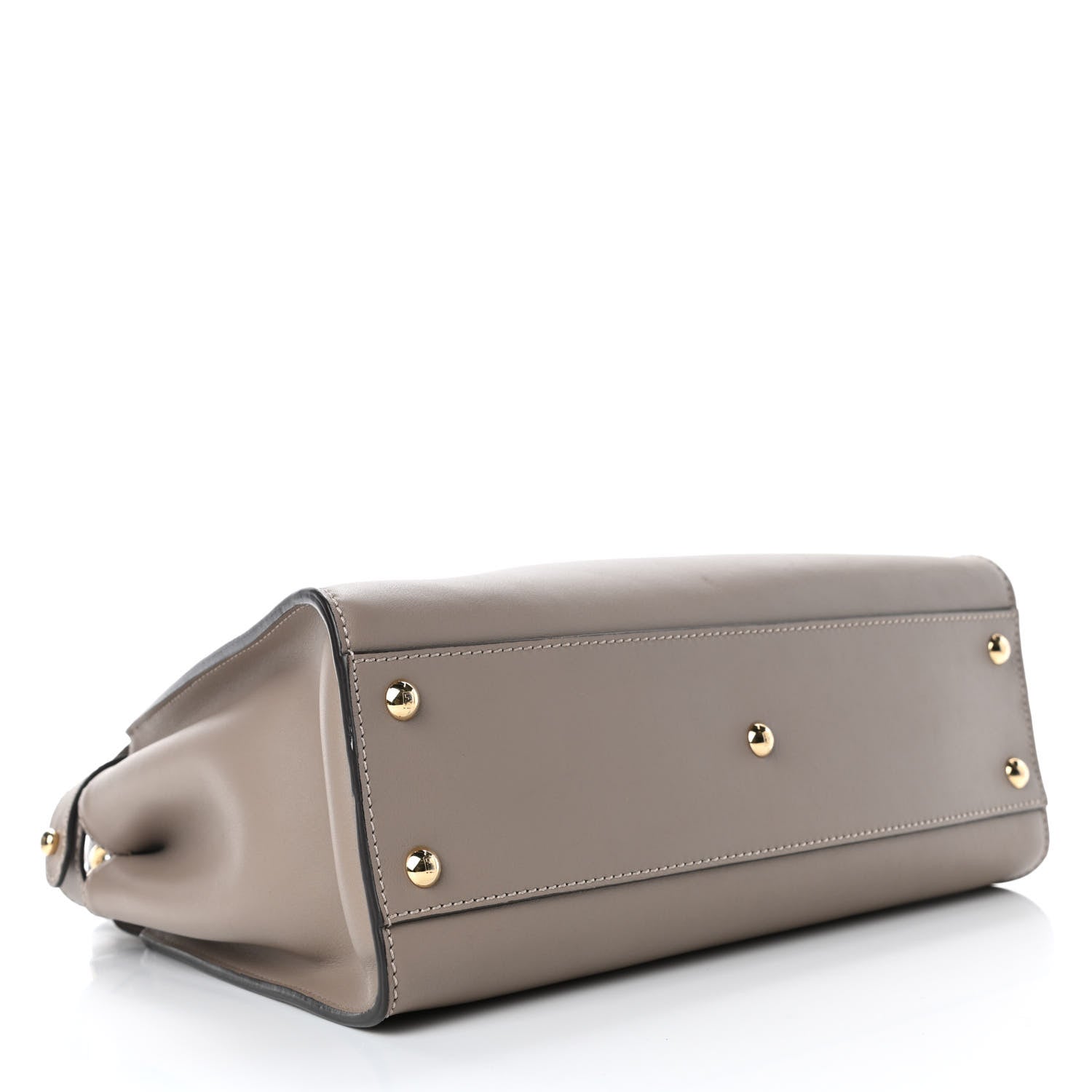 Fendi Vitello Seta Plexiglass Tortoise Medium Peekaboo Iconic Satchel Tortora 3 of 5