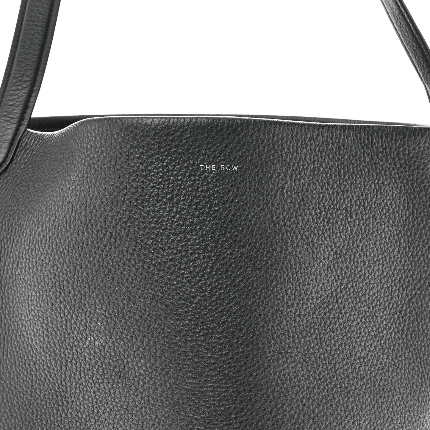 Grained Calfskin Medium N/S Park Tote Black