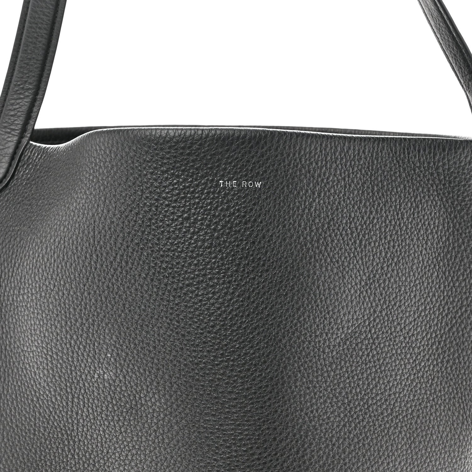The Row Grained Calfskin Medium N/S Park Tote Black 7 of 9