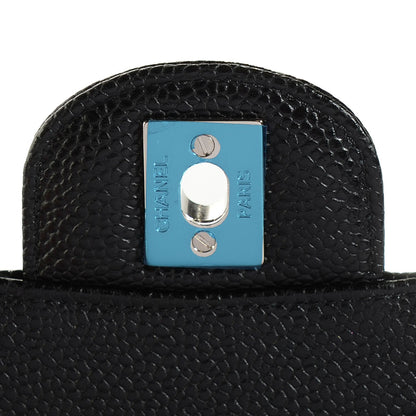 Chanel Caviar Quilted Medium Double Flap Black 8 of 8