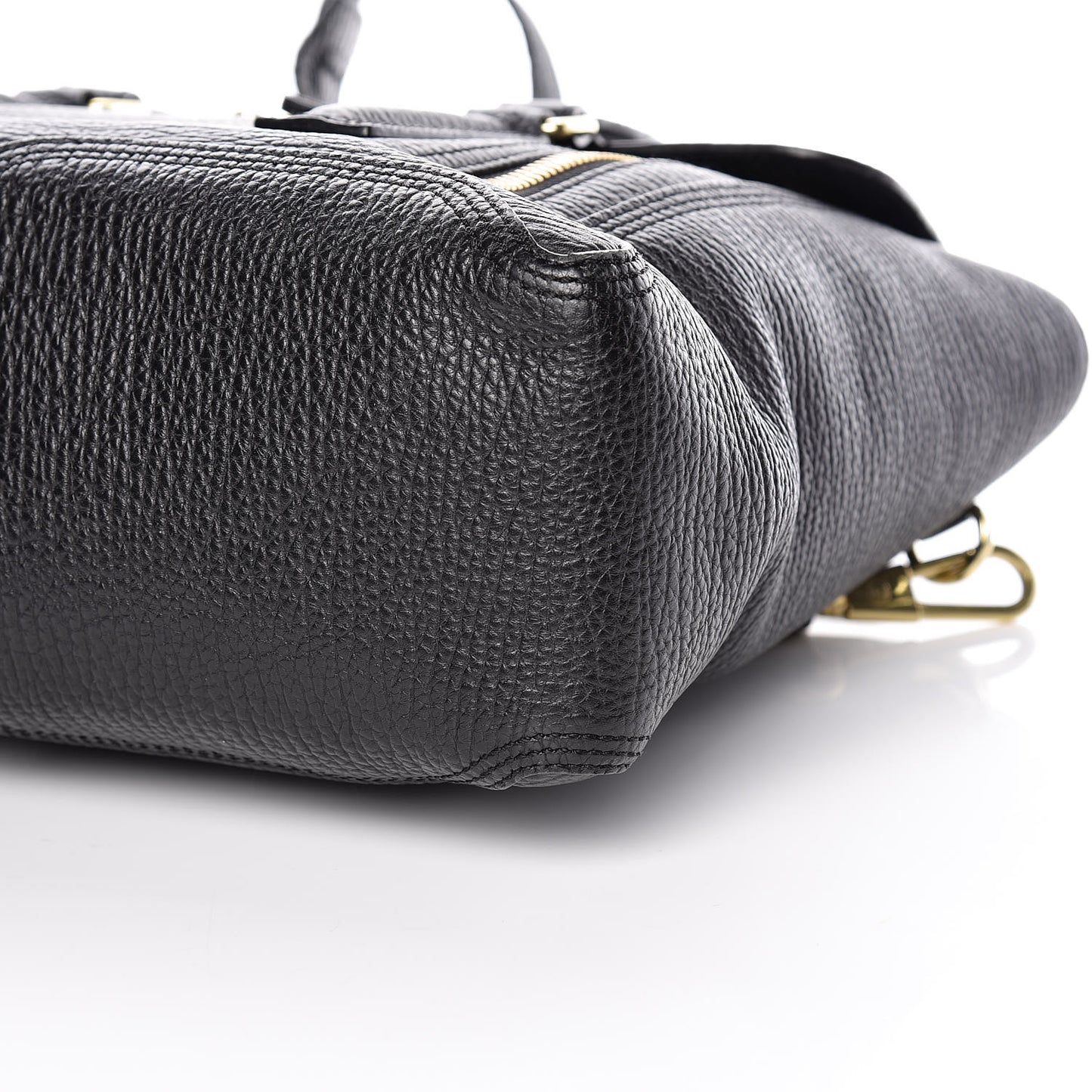 3.1 Textured Calfskin Medium Pashli Satchel Black