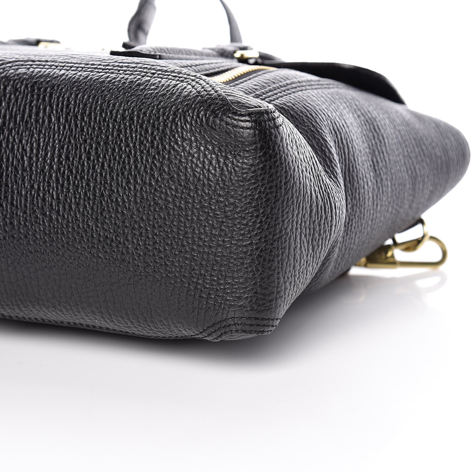 3.1 Phillip Lim 3.1 Textured Calfskin Medium Pashli Satchel Black 7 of 11