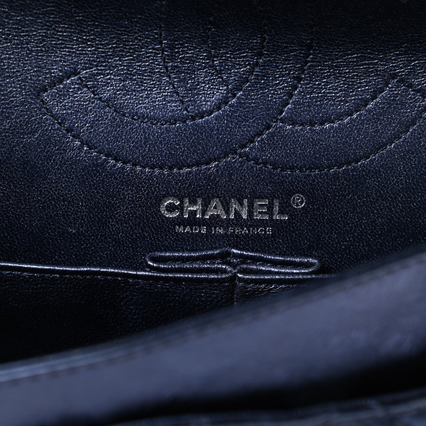 Metallic Aged Calfskin Quilted 2.55 Reissue 226 Flap Blue