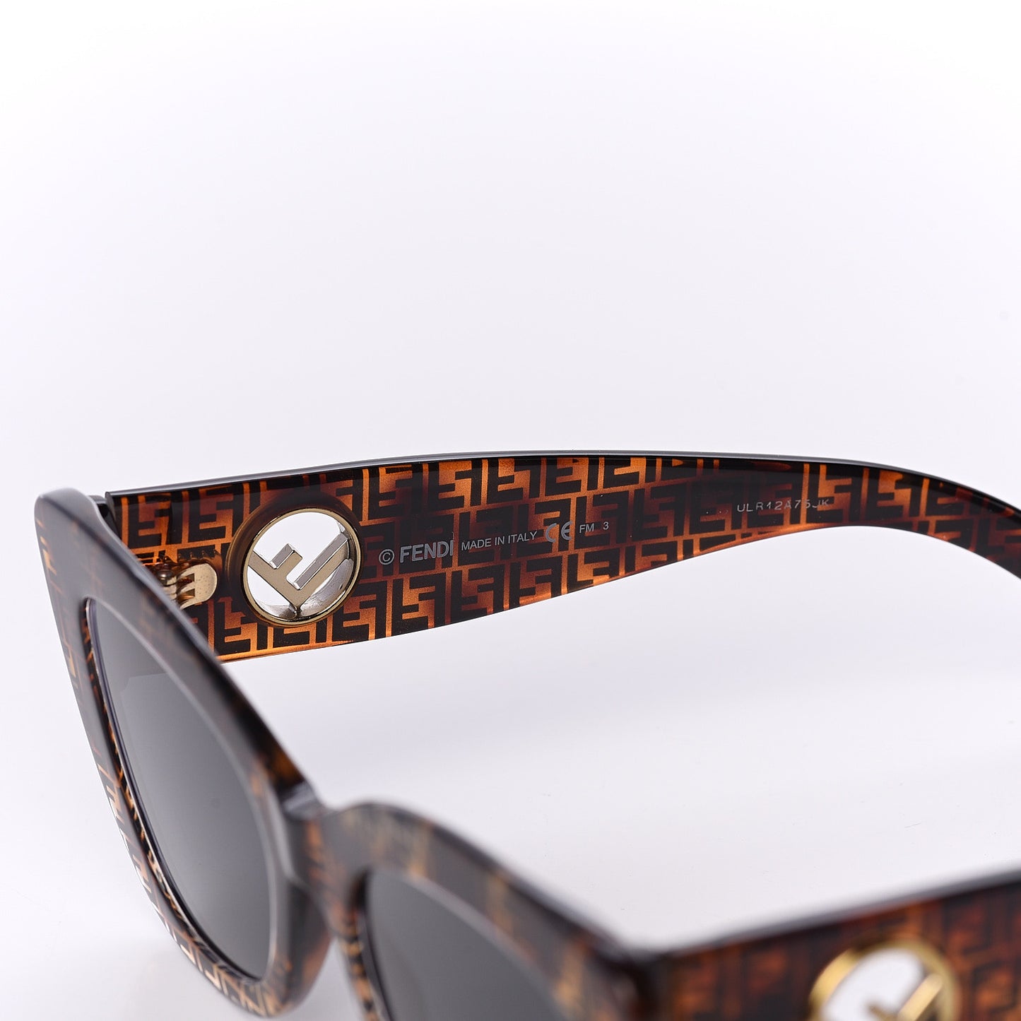 Acetate F is Fendi FF Cat Eye Sunglasses FF 0360/G/S Havana