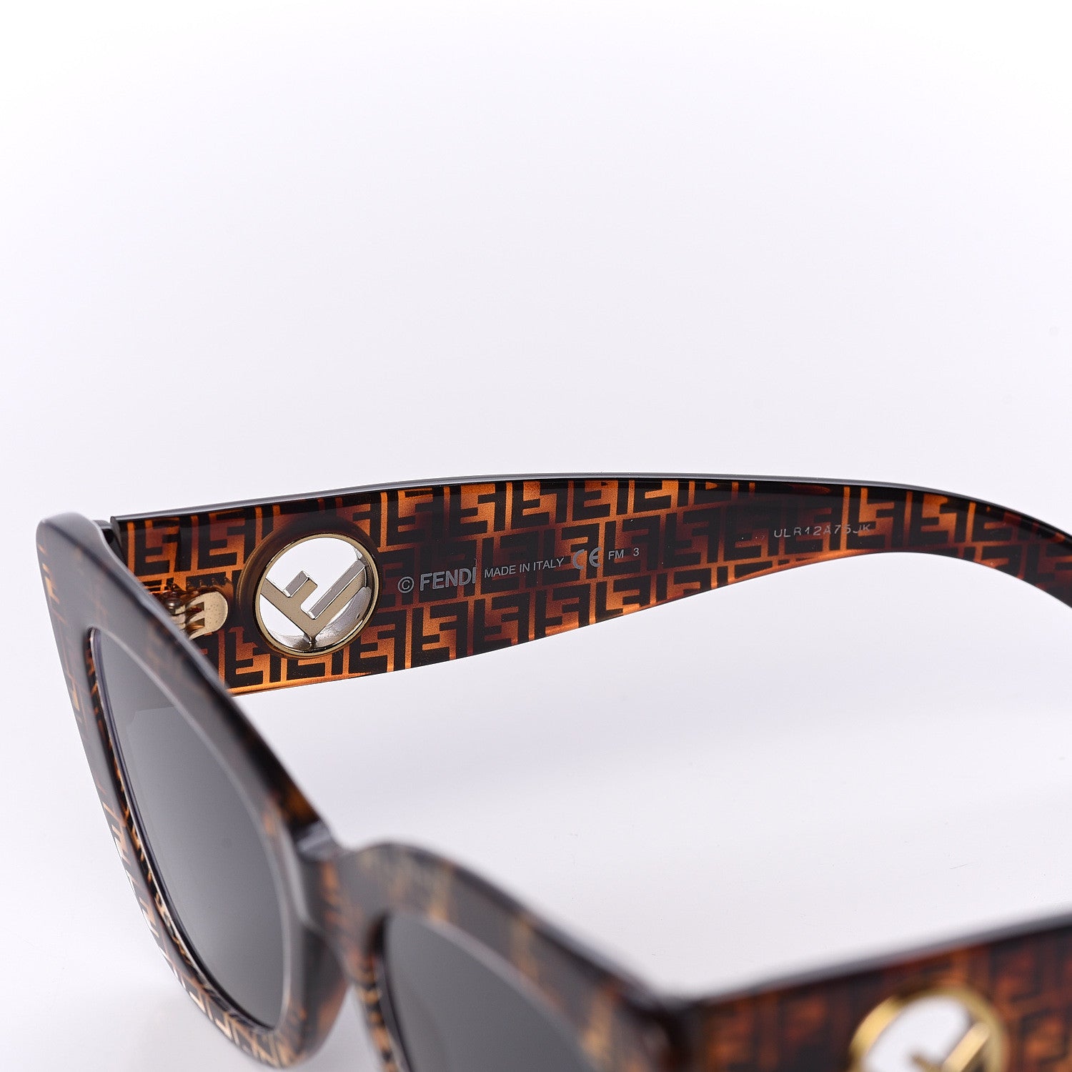 Fendi Acetate F is Fendi FF Cat Eye Sunglasses FF 0360/G/S Havana 6 of 7