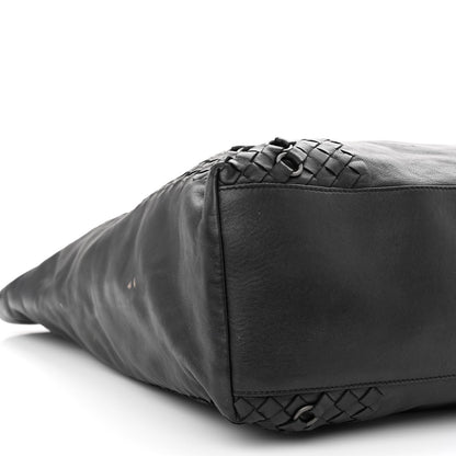Bottega Veneta Lambskin Intrecciato Tote Black 11 of 16