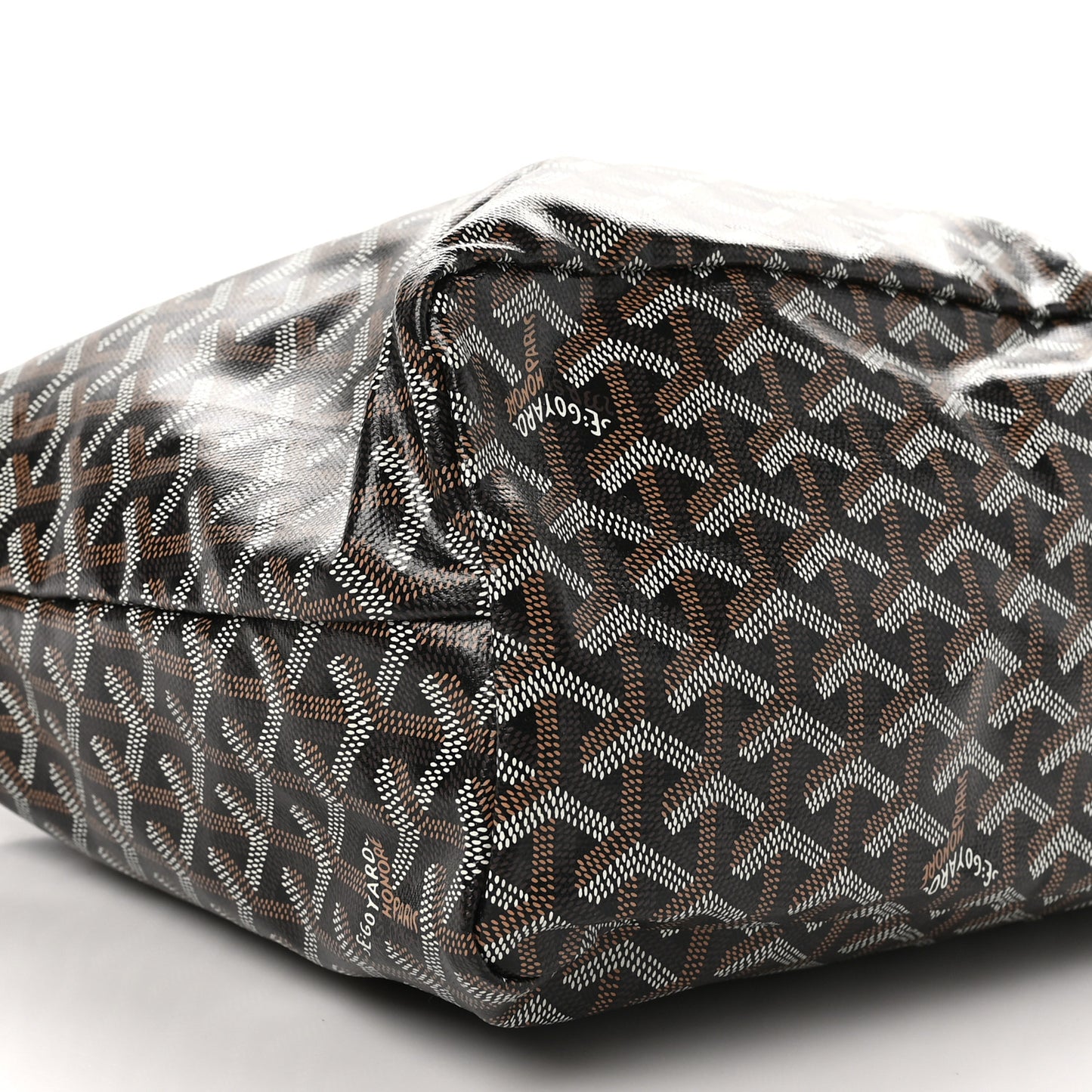 Goyardine Boheme Hobo Black Gold