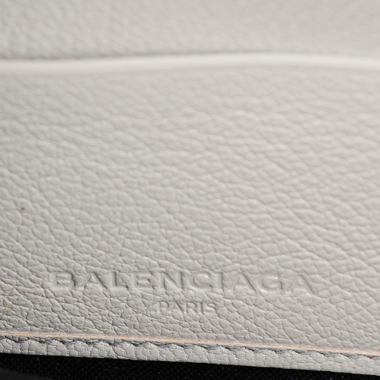 Balenciaga Chevre Metallic Edge Zip Around Wallet Gris Perle 6 of 7