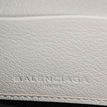 Balenciaga Chevre Metallic Edge Zip Around Wallet Gris Perle 6 of 7