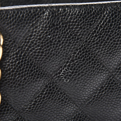 Chanel Caviar Quilted Petit Shopping Tote PST Black 8 of 9