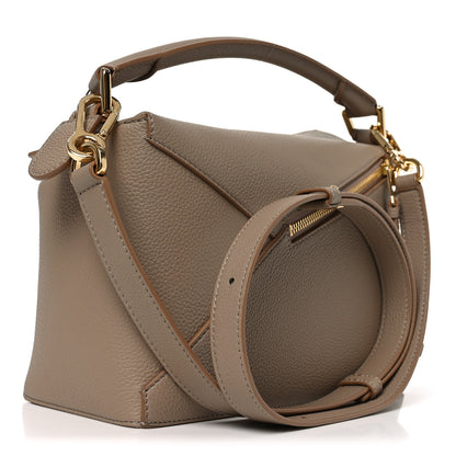 Loewe Grained Calfskin Small Puzzle Edge Bag Sand 2 of 8