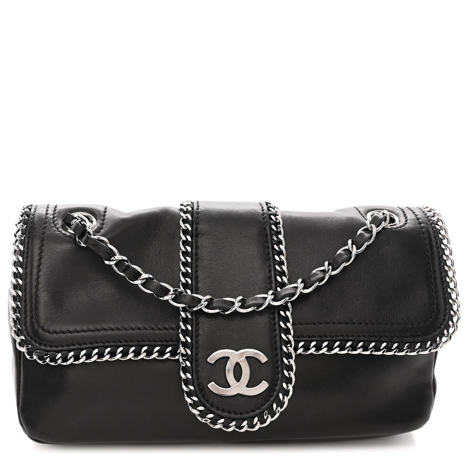 Chanel Lambskin Medium Madison Flap Black 1 of 9