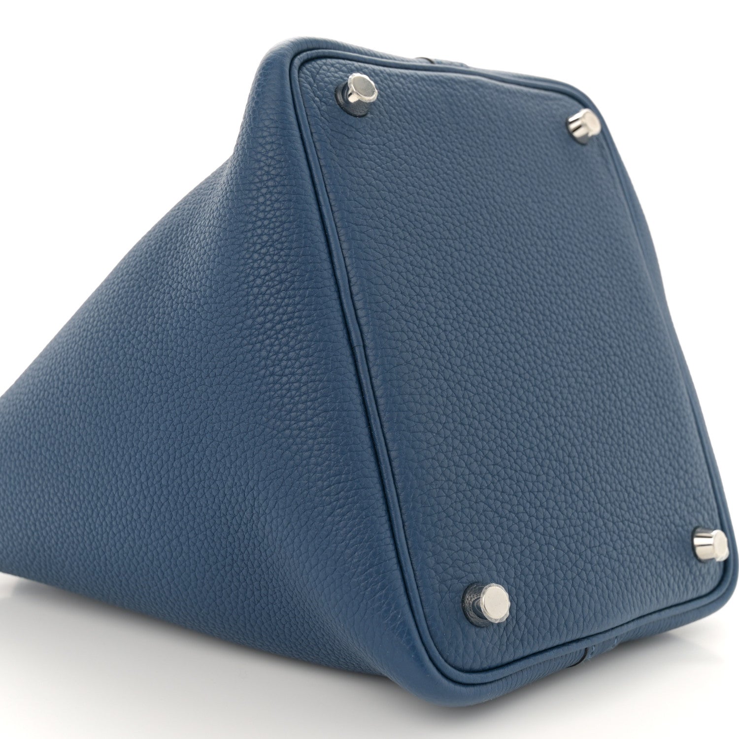 Hermes Taurillon Maurice Picotin Lock 18 PM Deep Blue 9 of 12