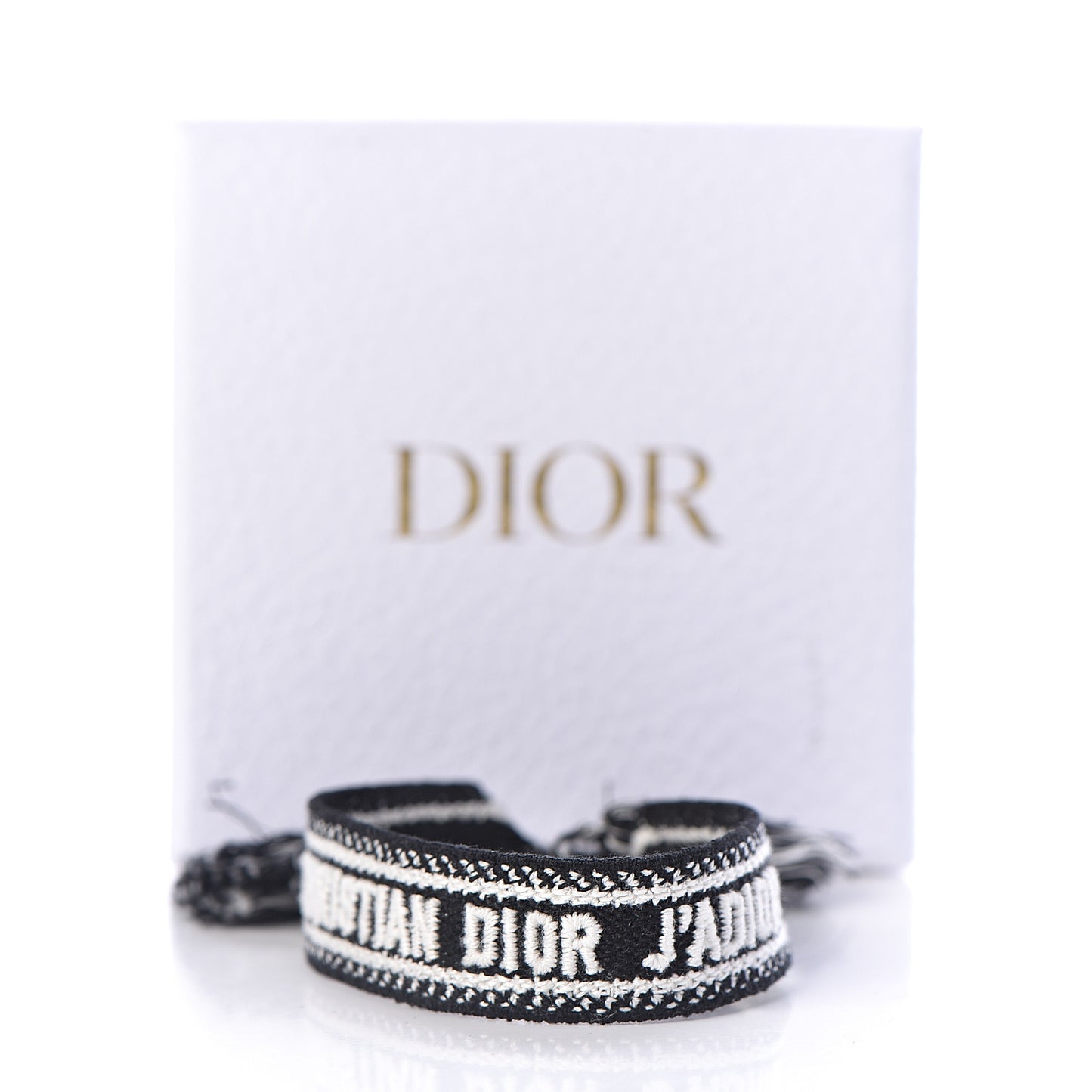 Woven Cotton J'Adior Friendship Bracelet Black