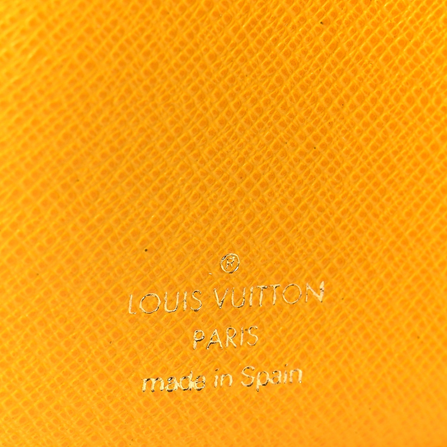 Louis Vuitton Monogram Groom Small Ring Agenda Cover Yellow 6 of 7