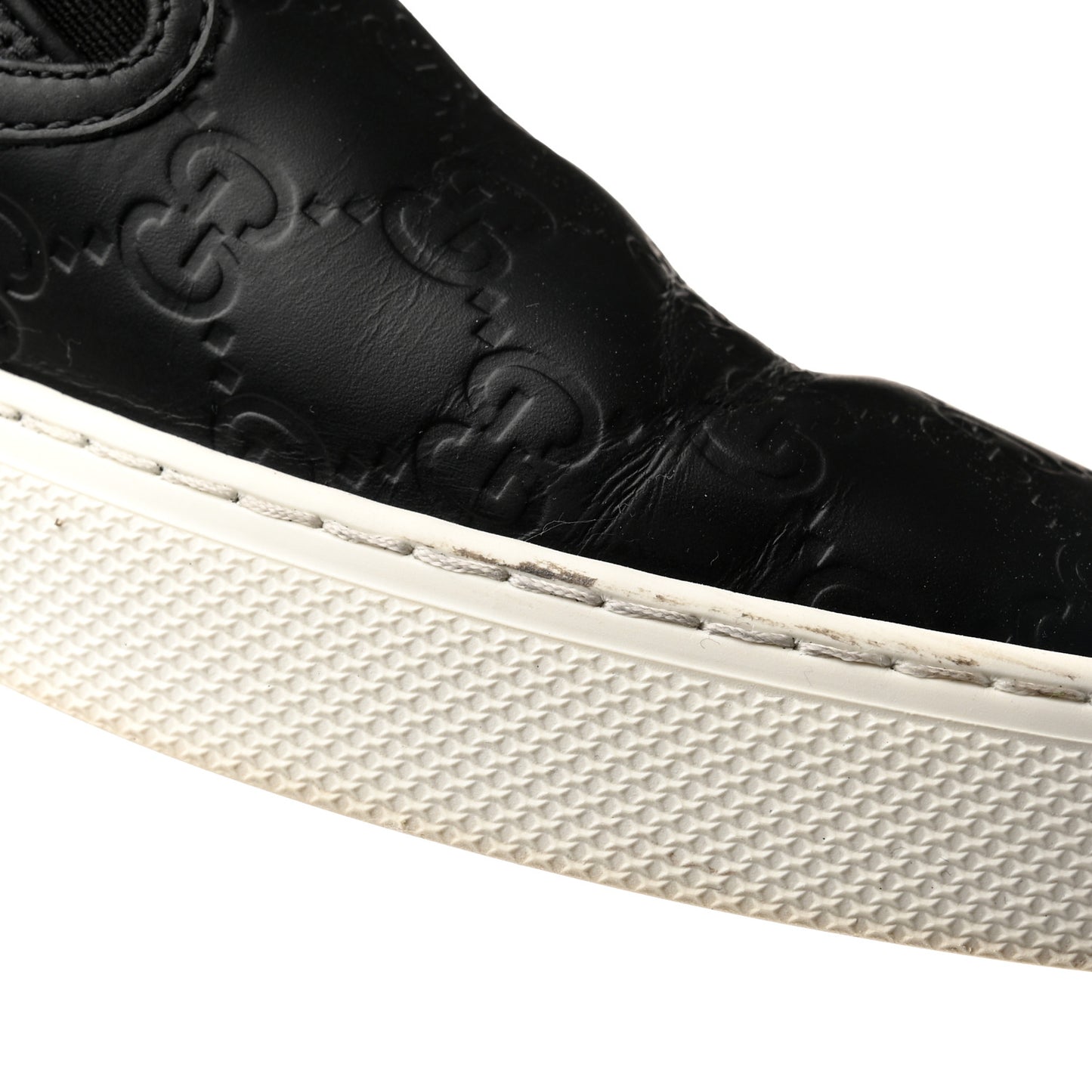 Guccissima Mens Dublin Slip On Sneakers 7.5 Black